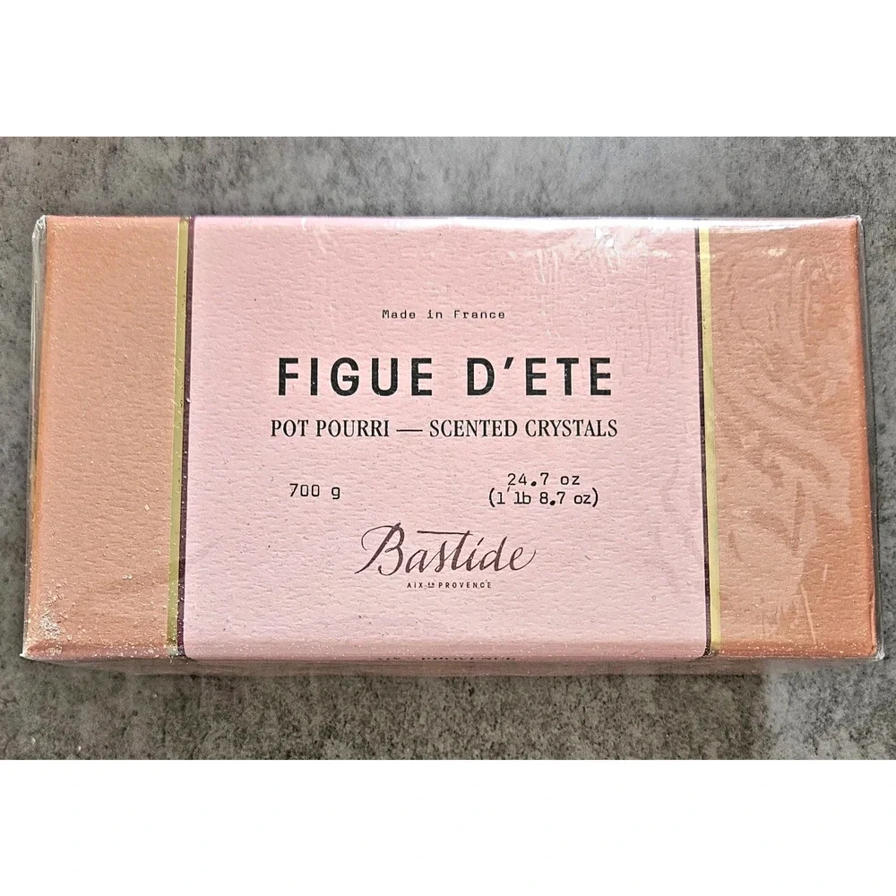 Bastide Figue D'Ete Fig Scented Potpourri Resin Crystals 700g/24.7 oz, Sealed